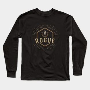 Rogue Character Class Tabletop Roleplaying RPG Gaming Addict Long Sleeve T-Shirt